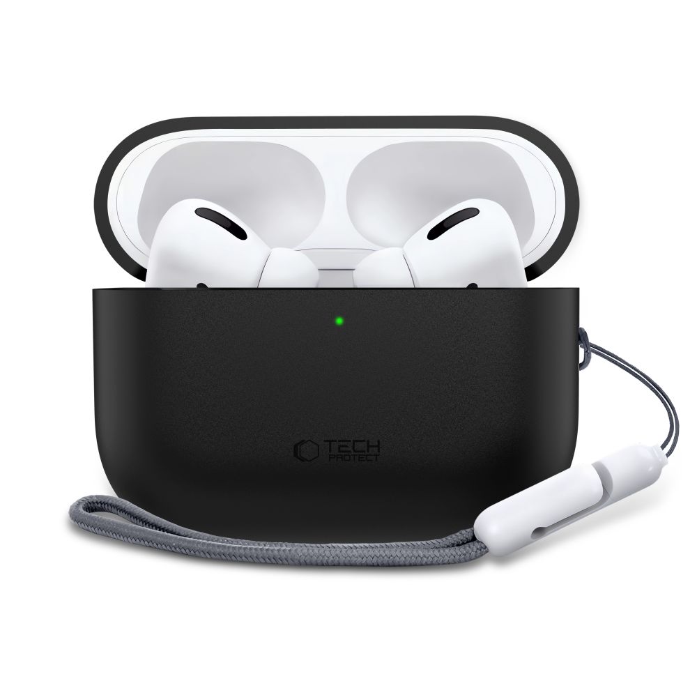 Tech-Protect-silikonikotelo AirPods Pro 3:lle – musta