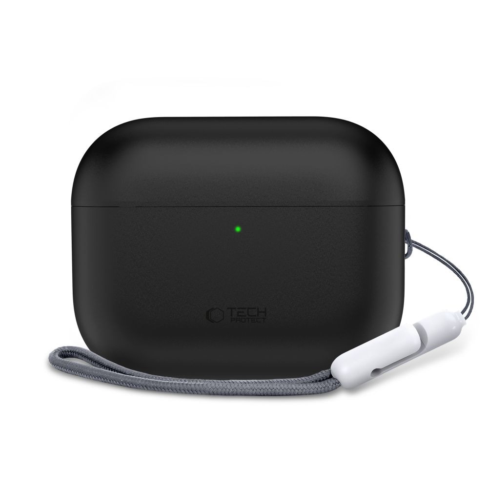 Tech-Protect-silikonikotelo AirPods Pro 3:lle – musta