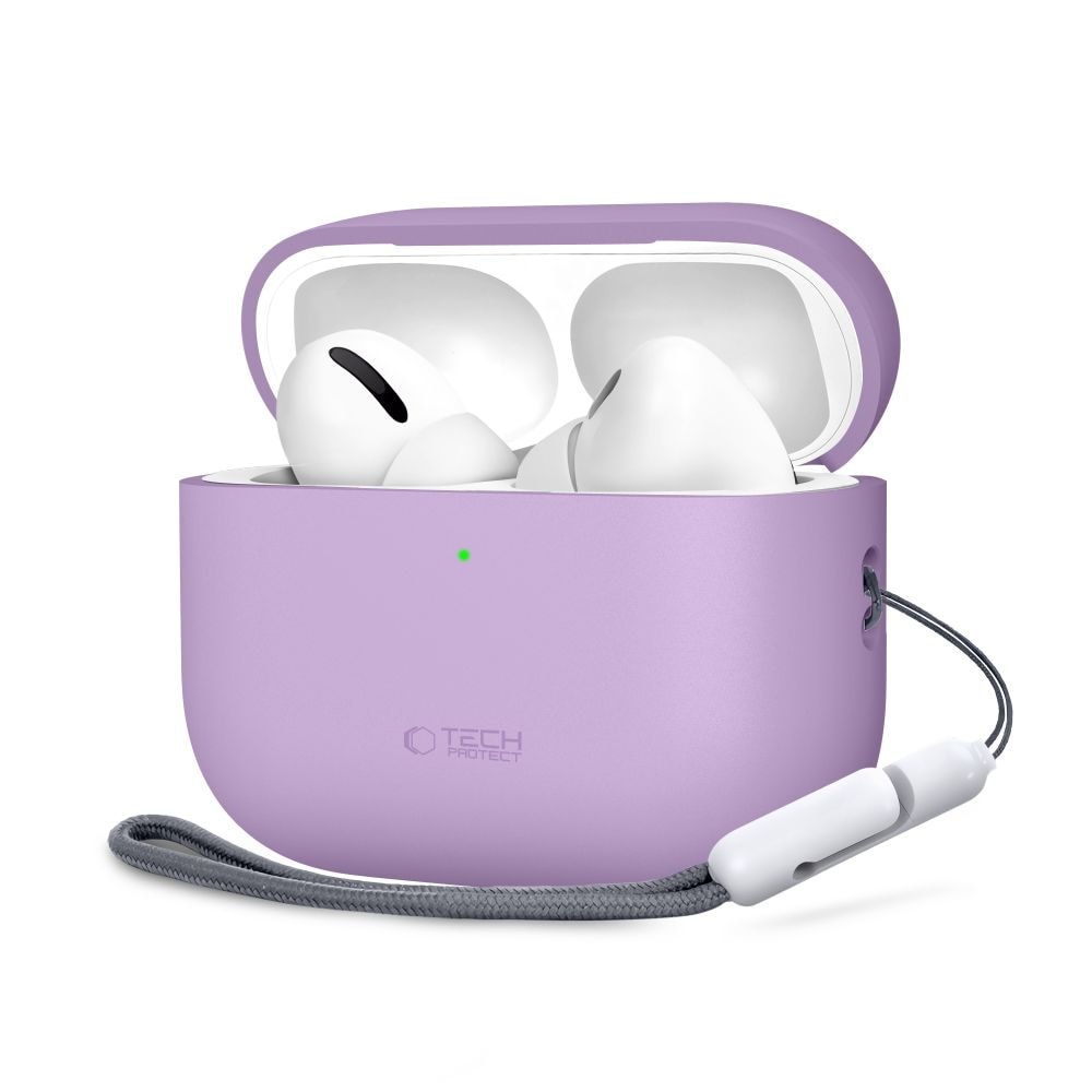 Tech-Protect-silikonikotelo AirPods Pro 3:lle – violetti