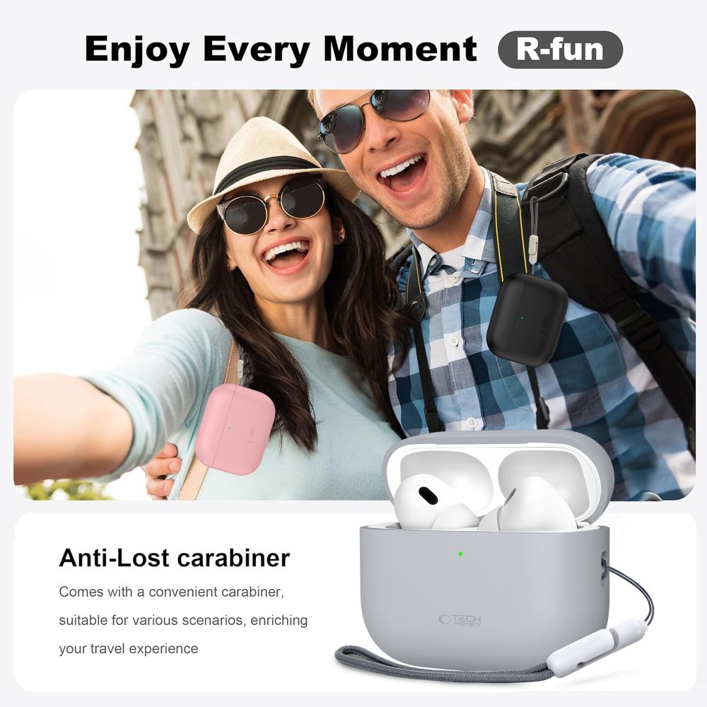 Tech-Protect-silikonikotelo AirPods Pro 3:lle – vihreä