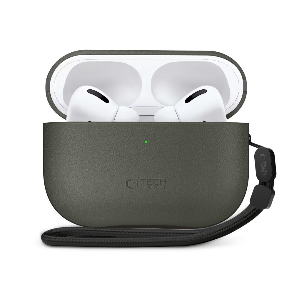 Tech-Protect NaturalFit -suojakotelo AirPods Pro 3:lle – vihreä