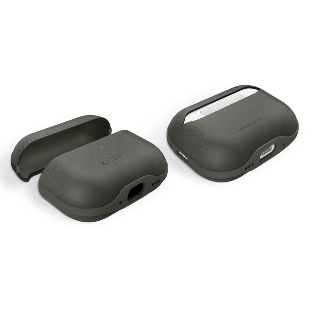 Tech-Protect NaturalFit -suojakotelo AirPods Pro 3:lle – vihreä