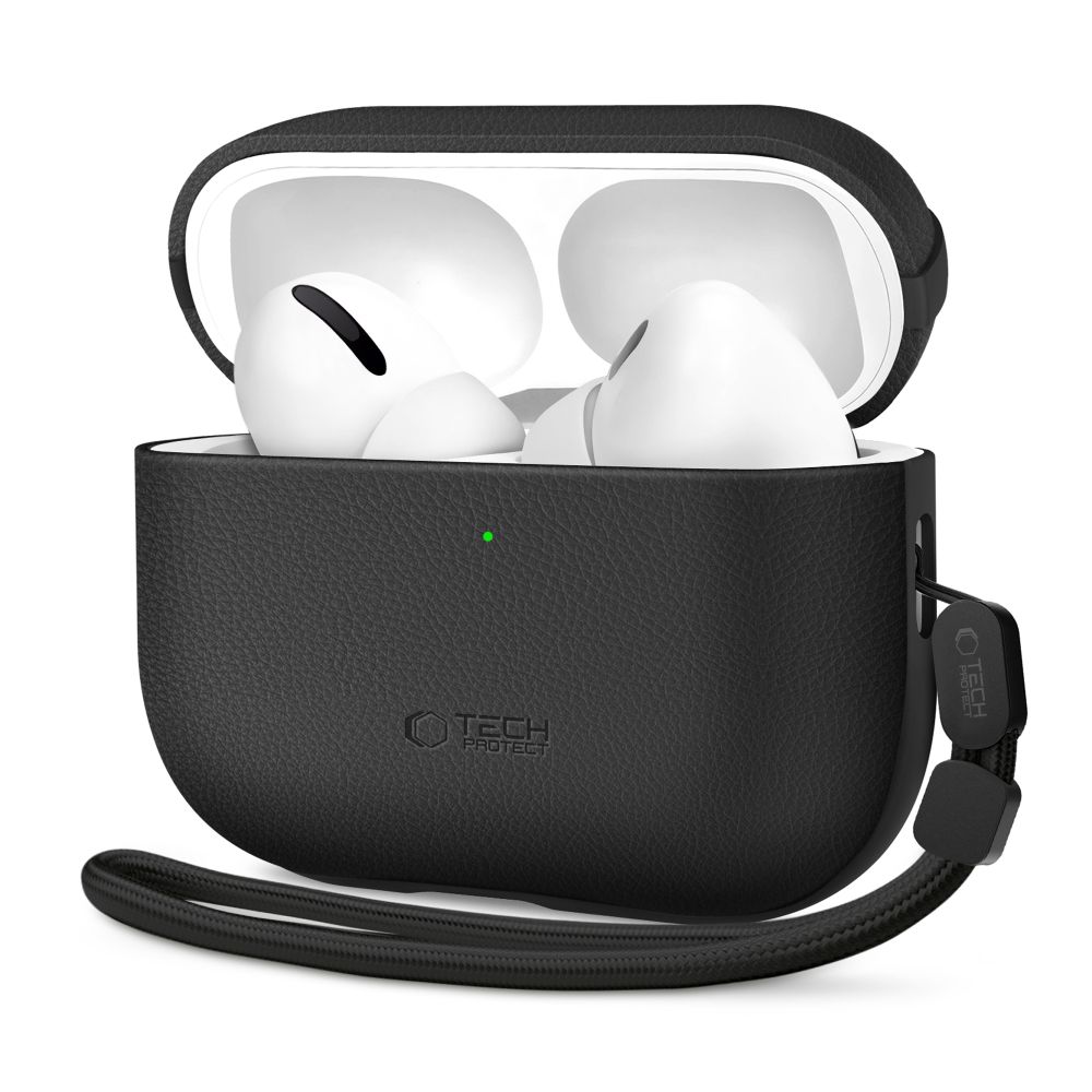 Tech-Protect NaturalFit -suojakotelo AirPods Pro 3:lle – musta