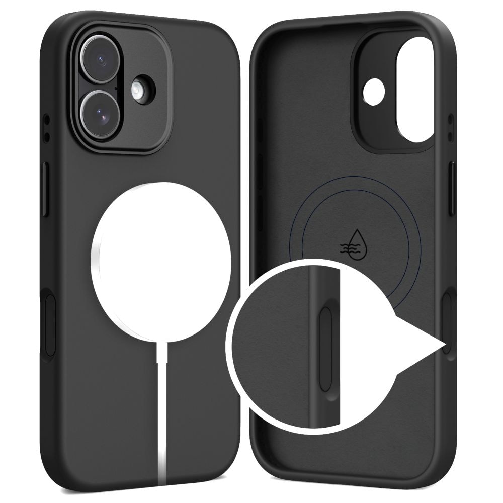 Tech-Protect Uniq MagSafe -suojakotelo iPhone 17:lle – musta