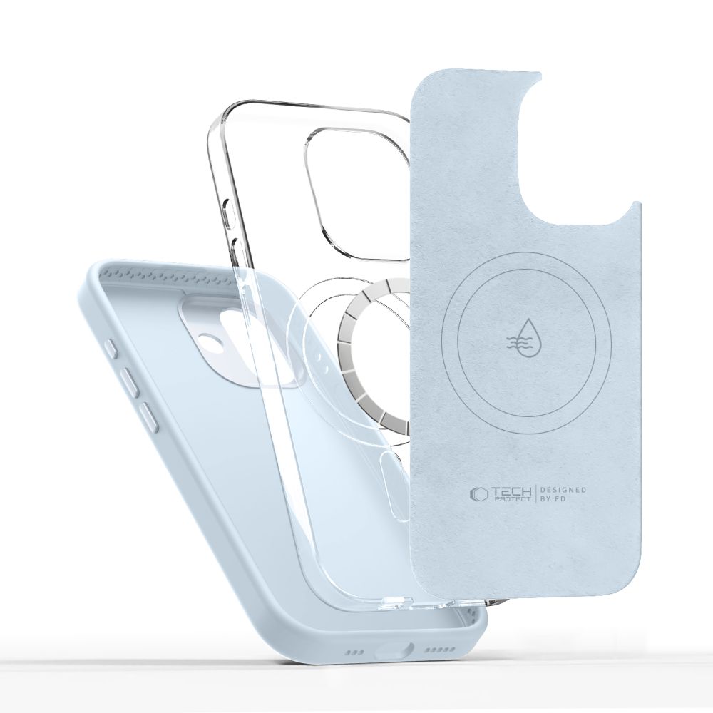 Tech-Protect Uniq MagSafe -suojakotelo iPhone 17:lle – sininen