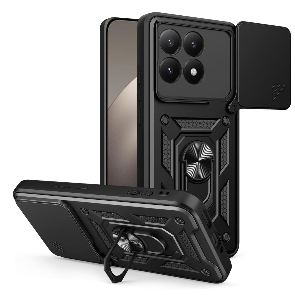 Tech-Protect CamShield Pro -suojakotelo Xiaomi 15T:lle – musta