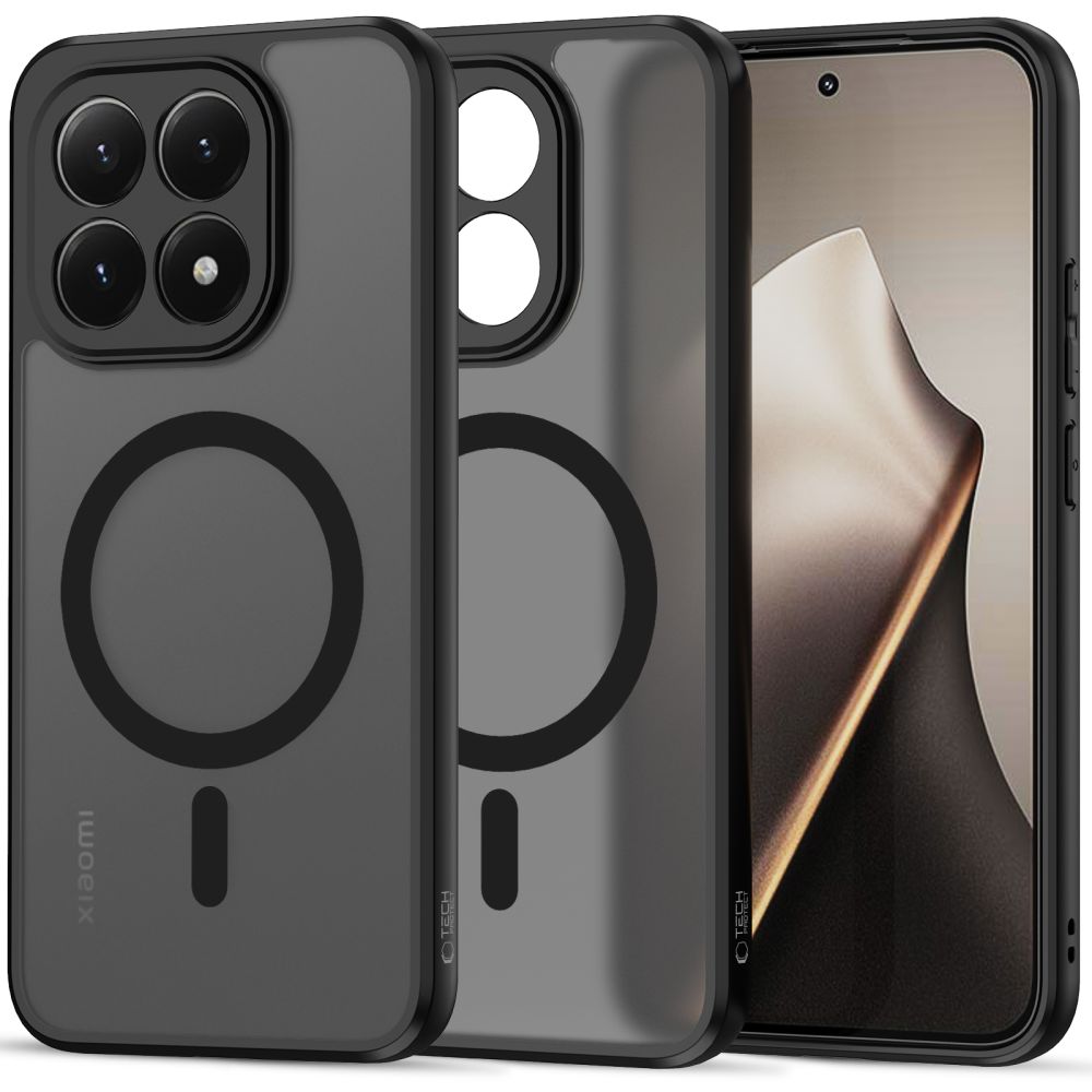 Tech-Protect MagMat MagSafe -suojakotelo Xiaomi 15T:lle – musta