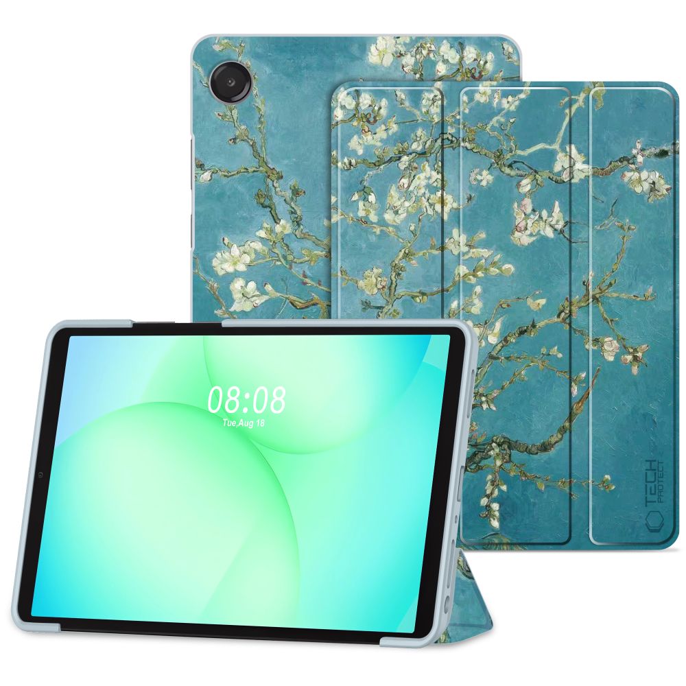 TechProtect SmartCase -suojakotelo Samsung Galaxy Tab A9+/A11+ Plus 11.0 X210/X215/X216 - sin/valk