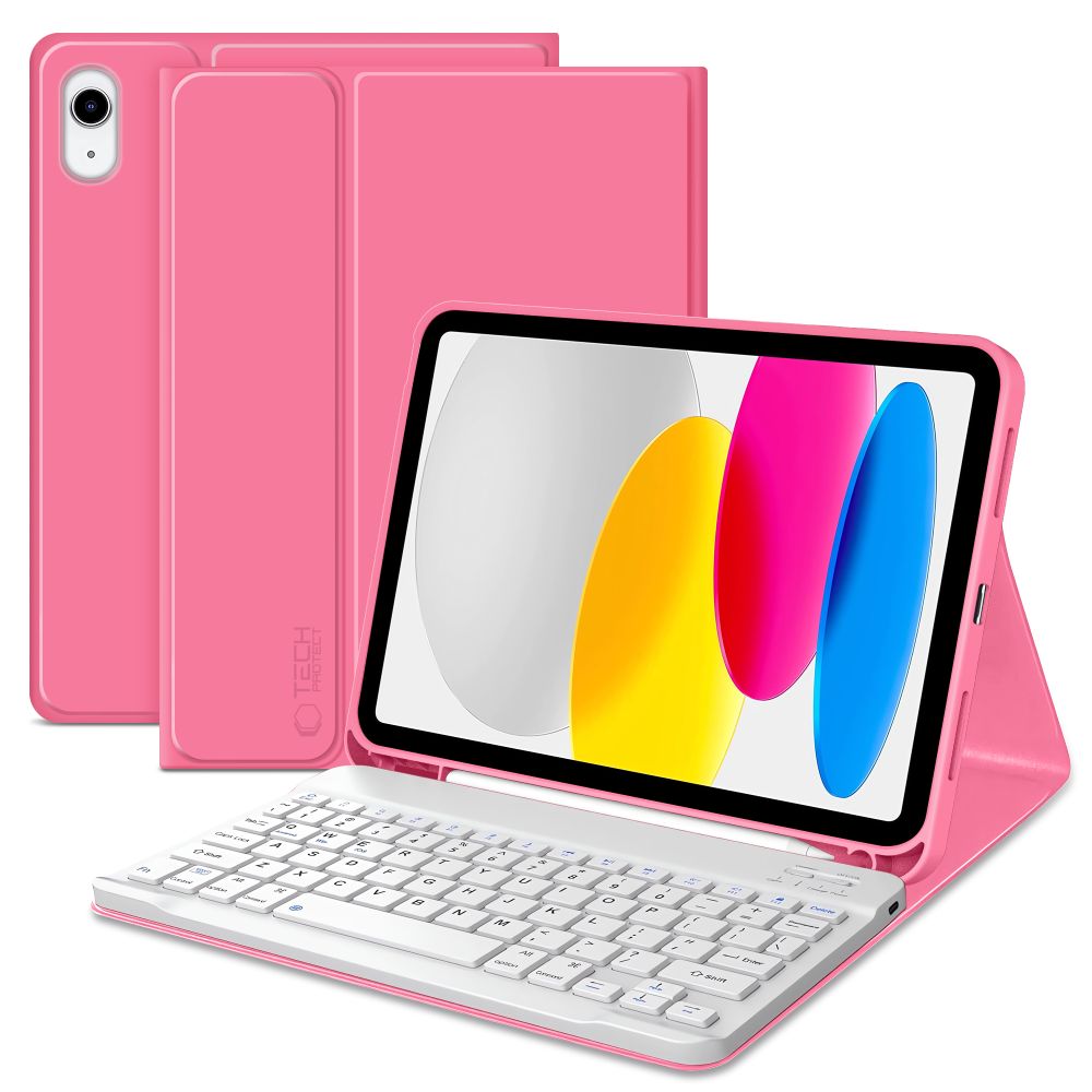 Tech-Protect SC -kynäkotelo iPadille 10,9” (10/2022) / 11” (11/2025) – vaaleanpunainen
