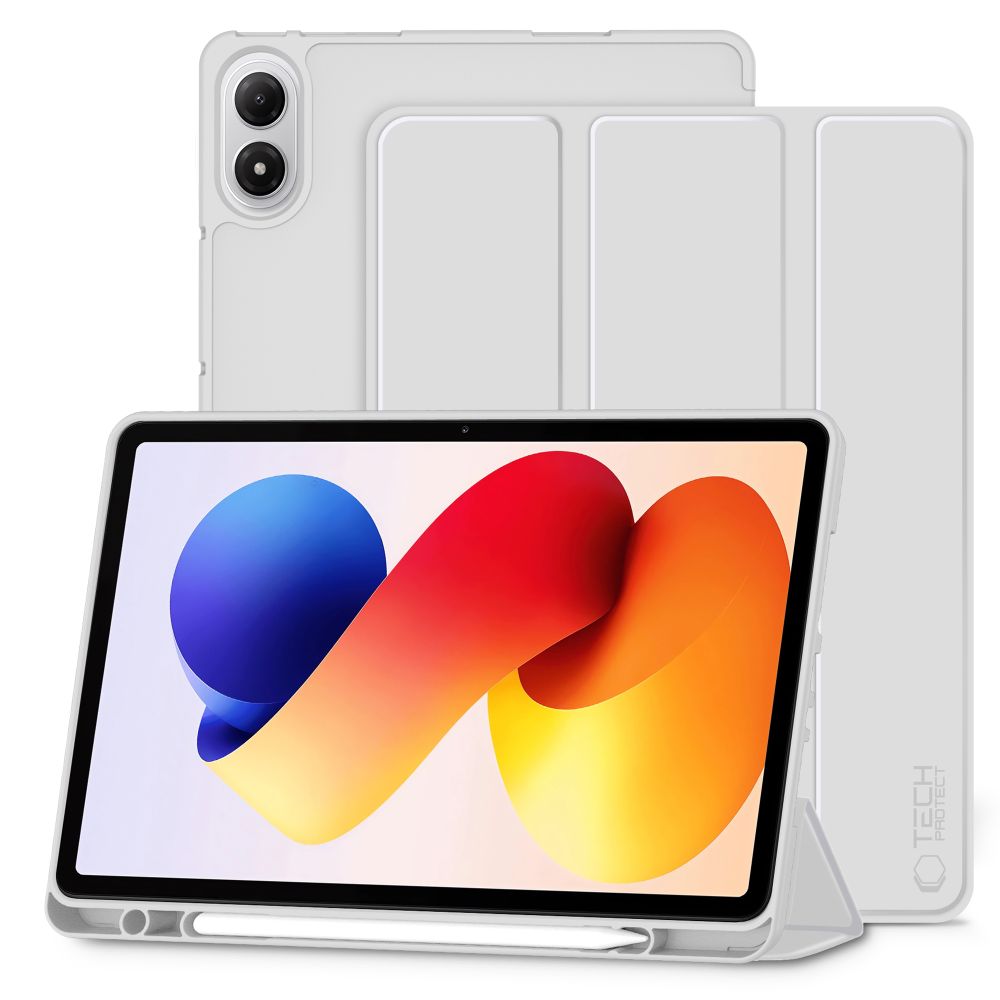 TechProtect SmartCase -kynäkotelo Xiaomi Poco Pad M1 / Redmi Pad 2 Pro 12.1 - harmaa