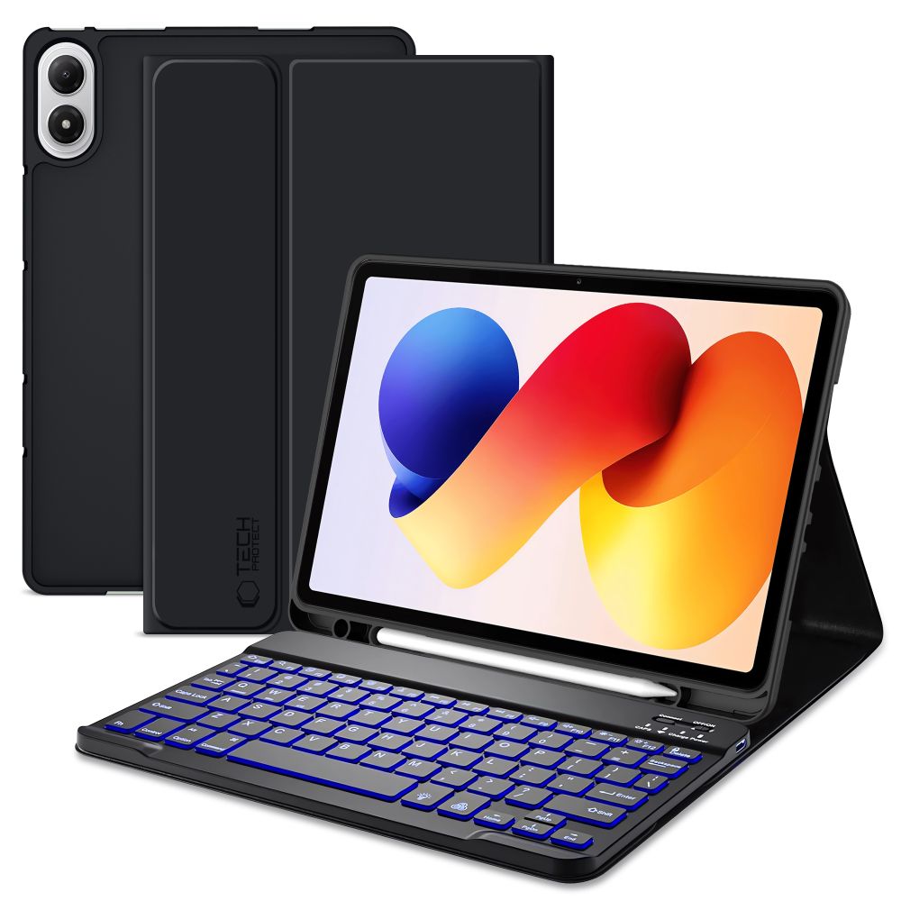 Tech-Protect SC -kynäkotelo Xiaomi Poco Pad M1 / Redmi Pad 2 Pro 12.1 - Musta