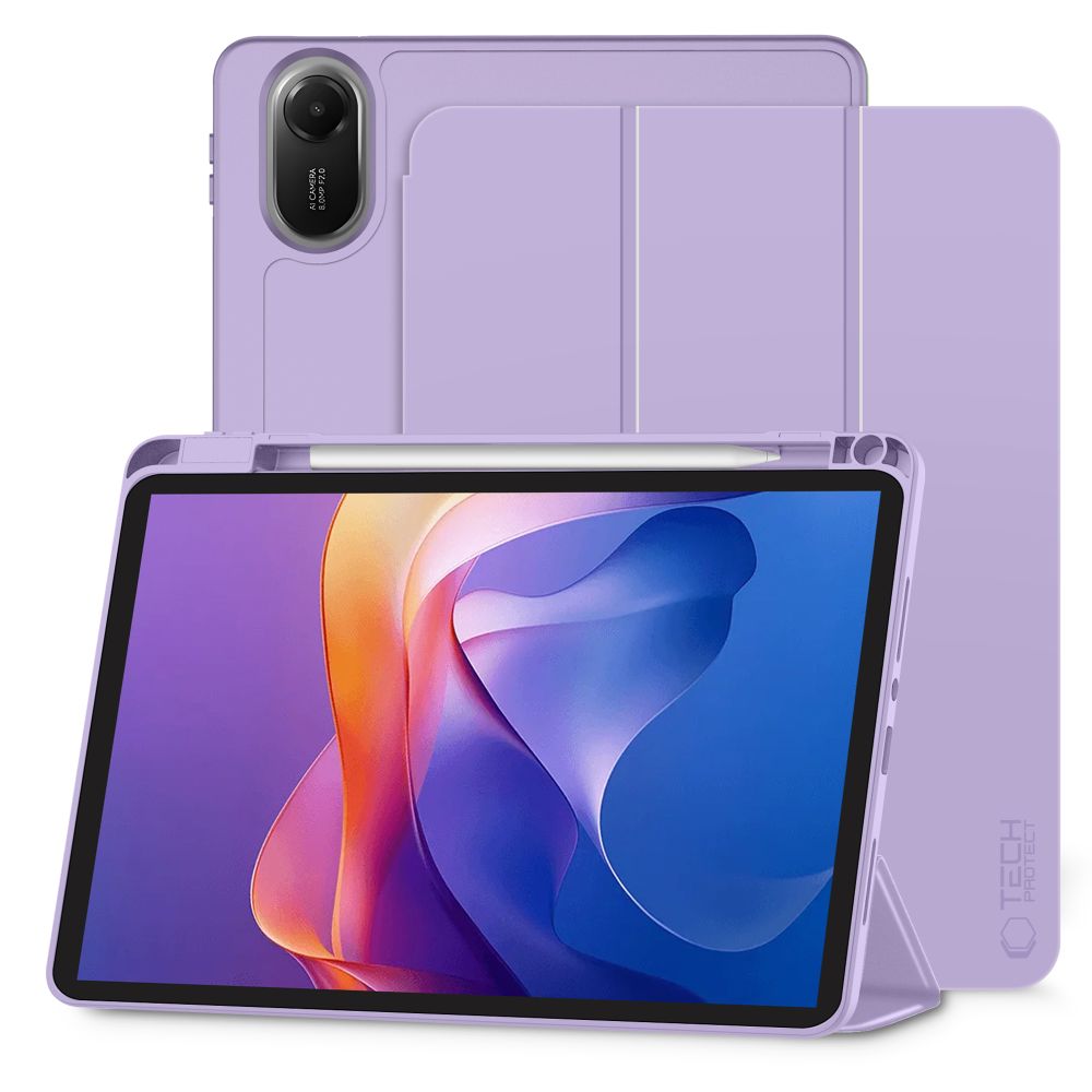 Tech-Protect SmartCase – kynäkotelo Xiaomi Redmi Pad 2 11.0:lle – violetti