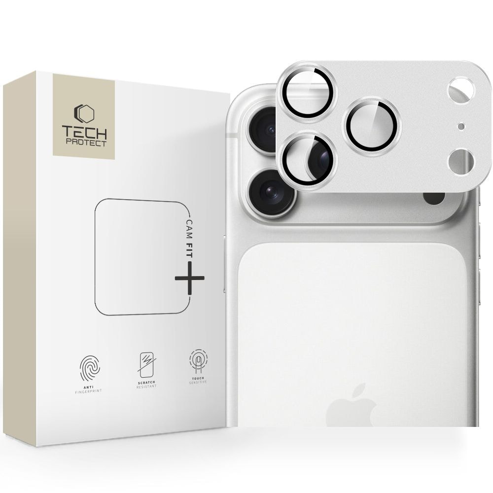 Tech-Protect Camfull Fit+ -kameran linssinsuoja iPhone 17 Pro Max - hopea