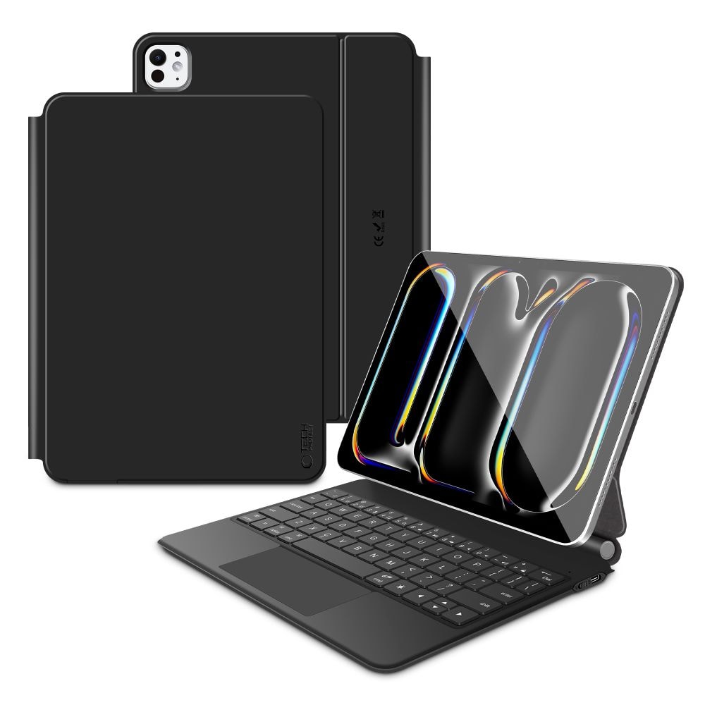Tech-Protect SmartCase Magnet -suojakotelo iPad Pro 13” 7/8 -mallille, vuosimallit 2024–2025 – musta