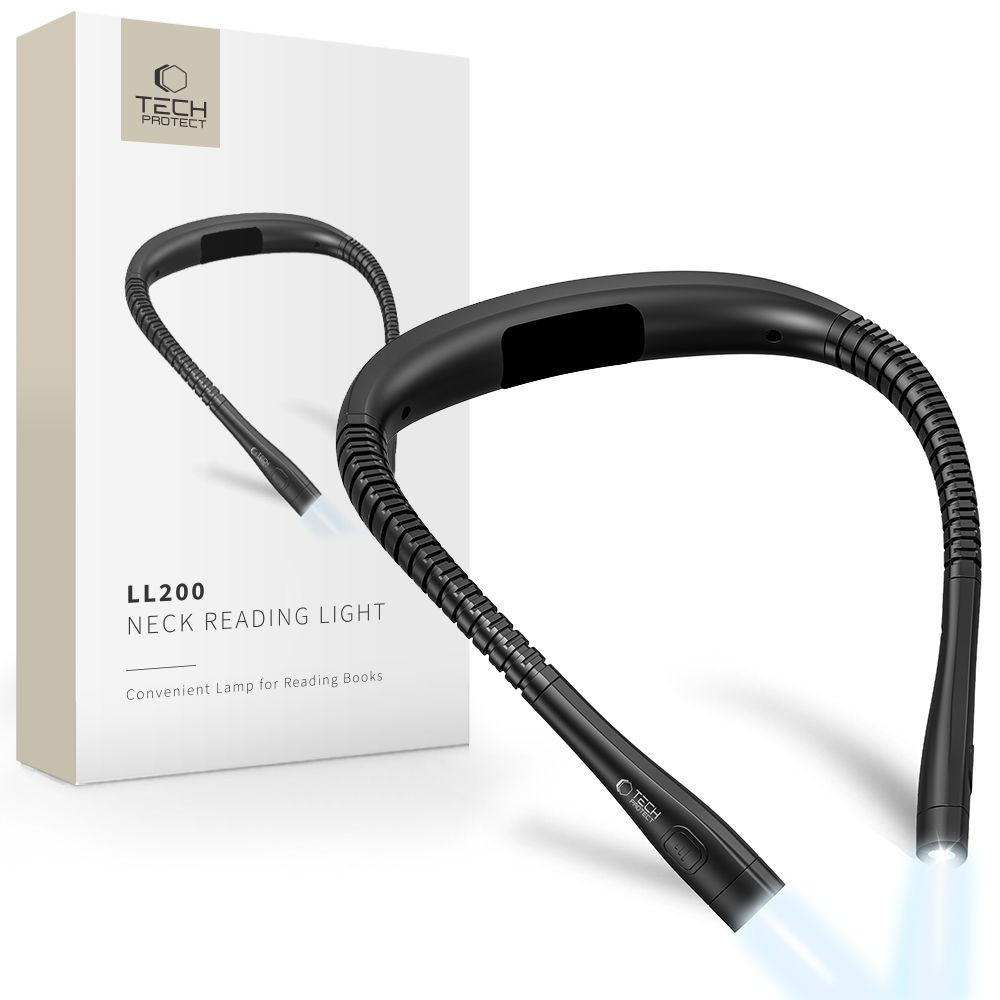 Tech-Protect LL200 langaton lukulamppu – musta