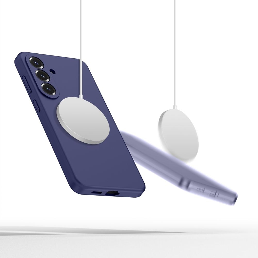 Tech-Protectin silikoninen MagSafe-suojakotelo Samsung Galaxy S26:lle – violetti