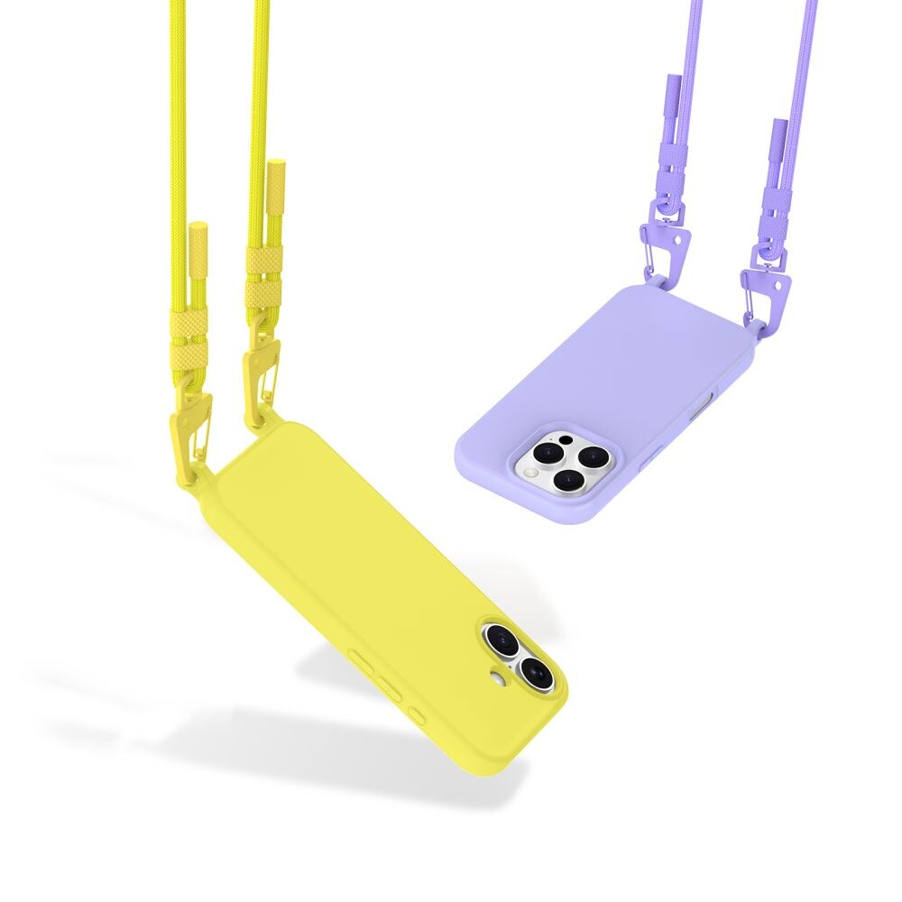 Tech-Protect Magnecklace MagSafe -suojakotelo iPhone 14:lle – keltainen