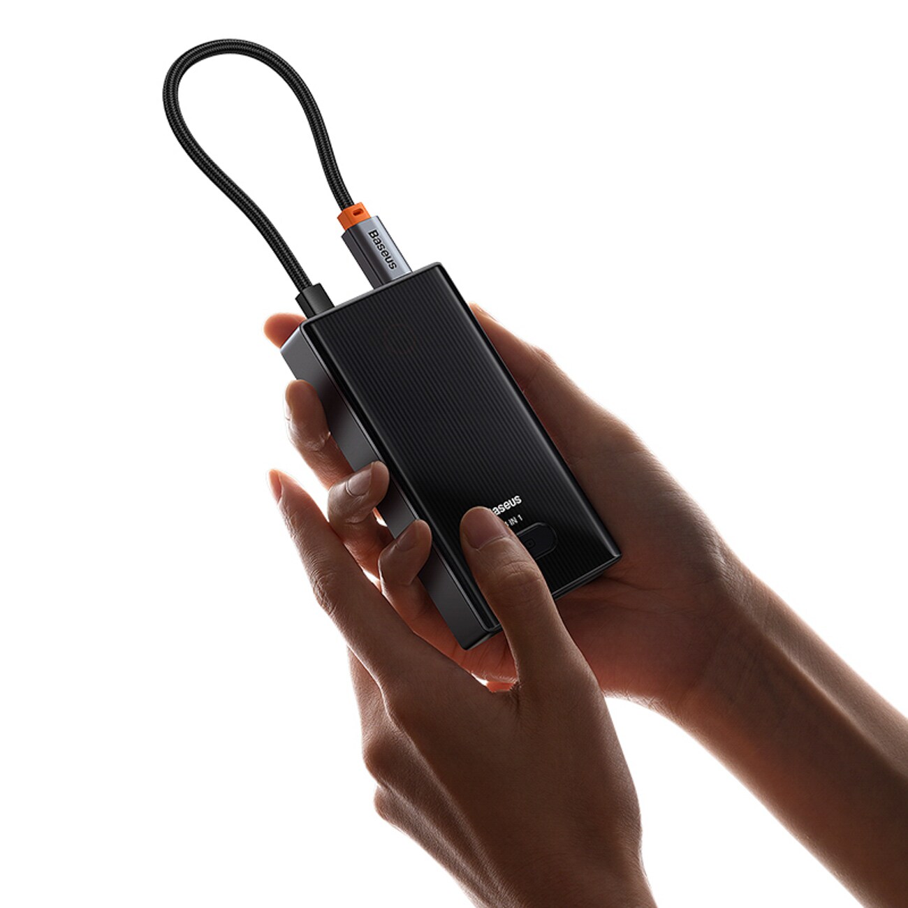 Baseus PioneerJoy 4xUSB-A 3.0 USB-C -jakaja – harmaa