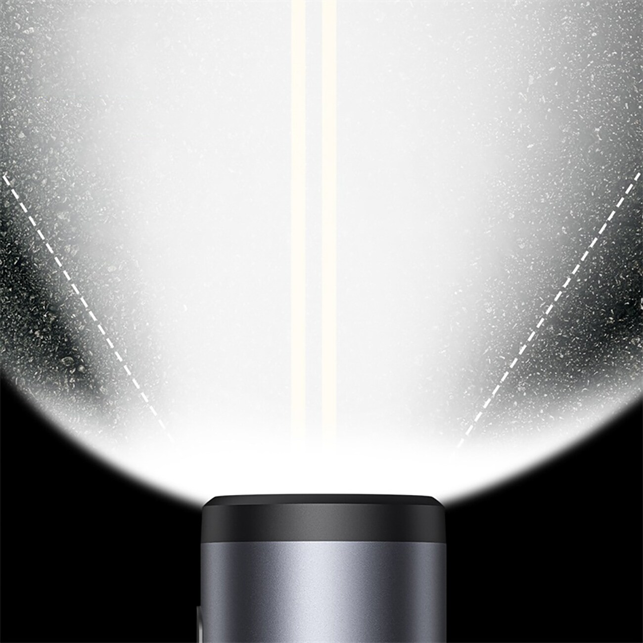 Baseus PrimeTrip Universal 3000 mAh IP68 LED-pidike ja 2-in-1-lamppu – musta ja harmaa