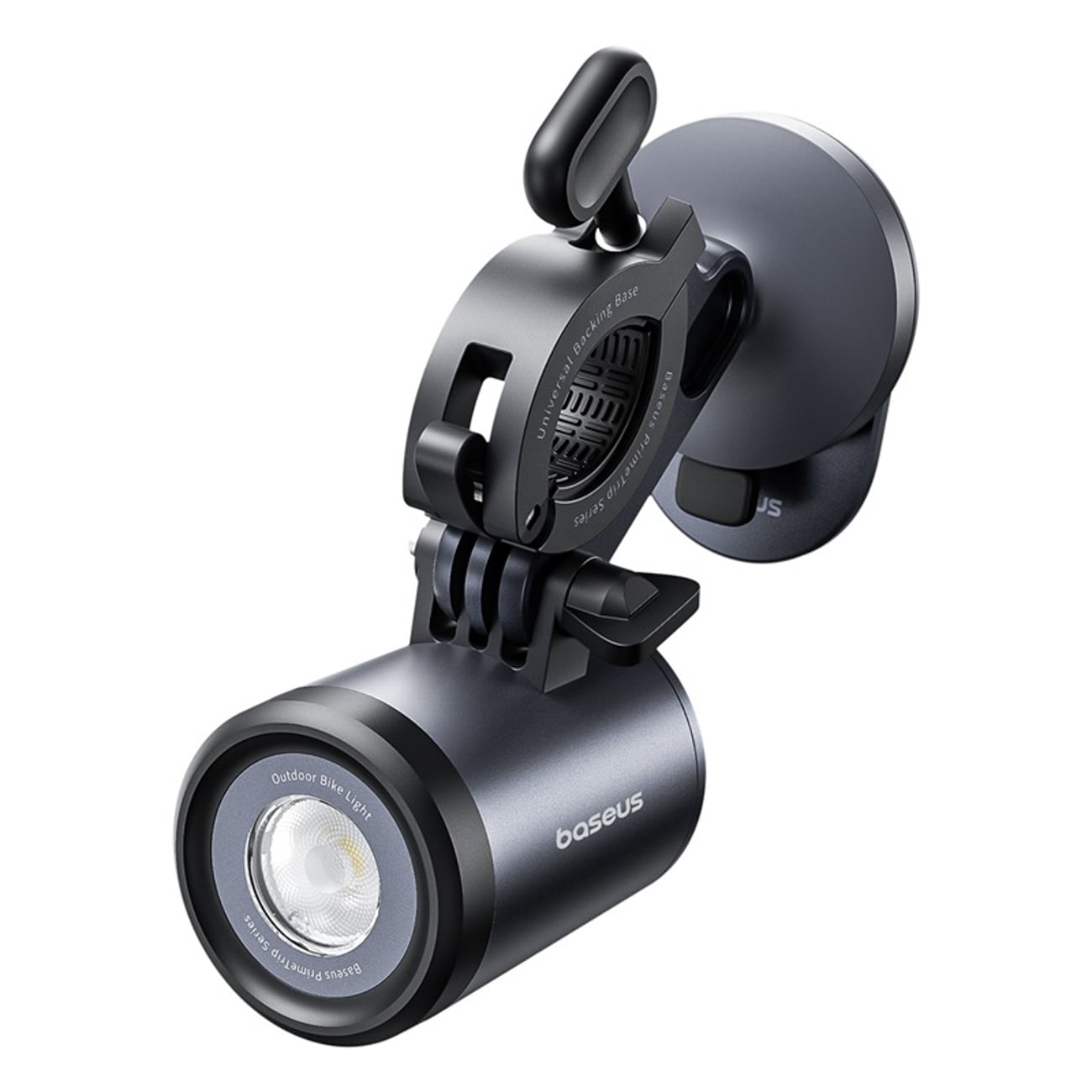 Baseus PrimeTrip Universal 3000 mAh IP68 LED-pidike ja 2-in-1-lamppu – musta ja harmaa