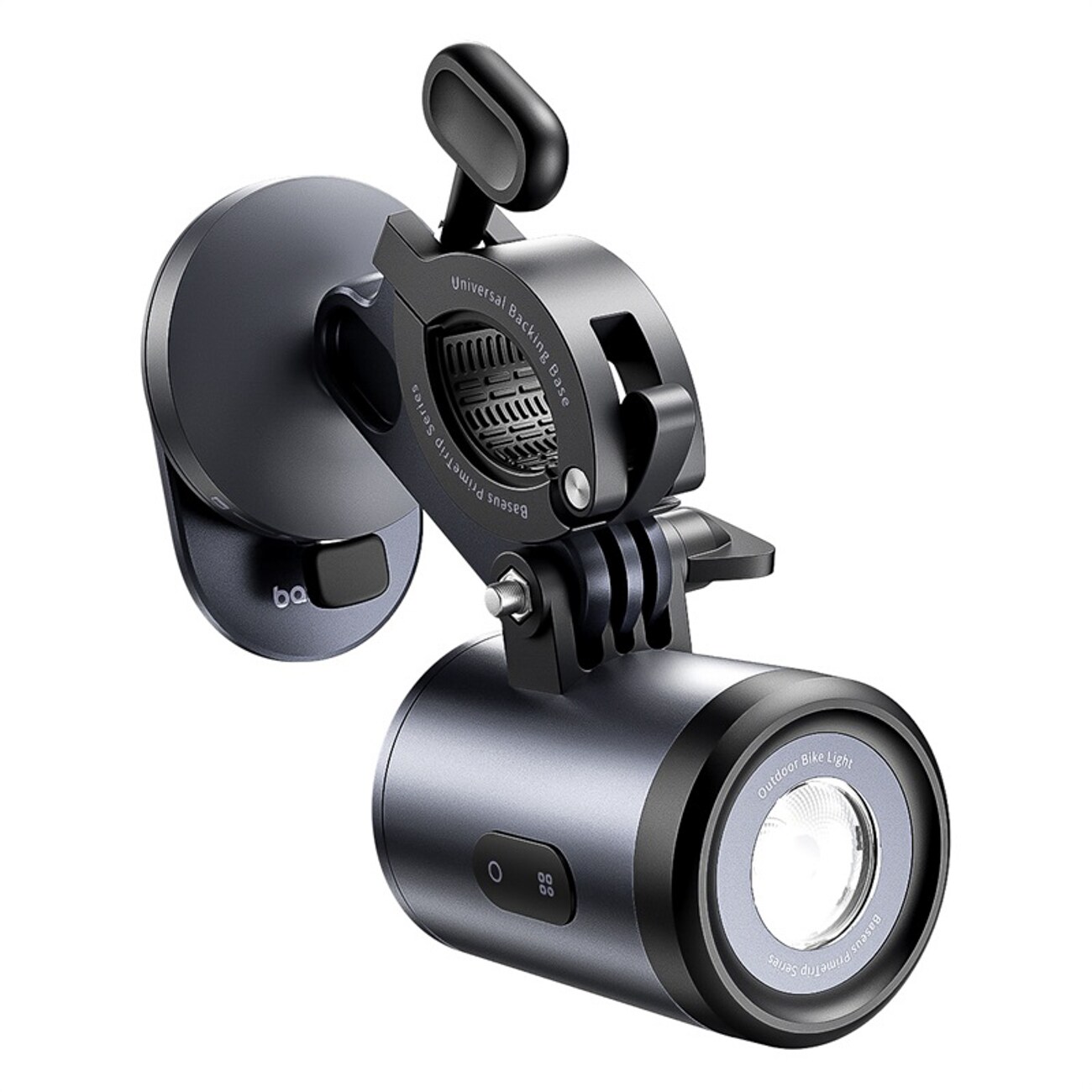 Baseus PrimeTrip Universal 3000 mAh IP68 LED-pidike ja 2-in-1-lamppu – musta ja harmaa