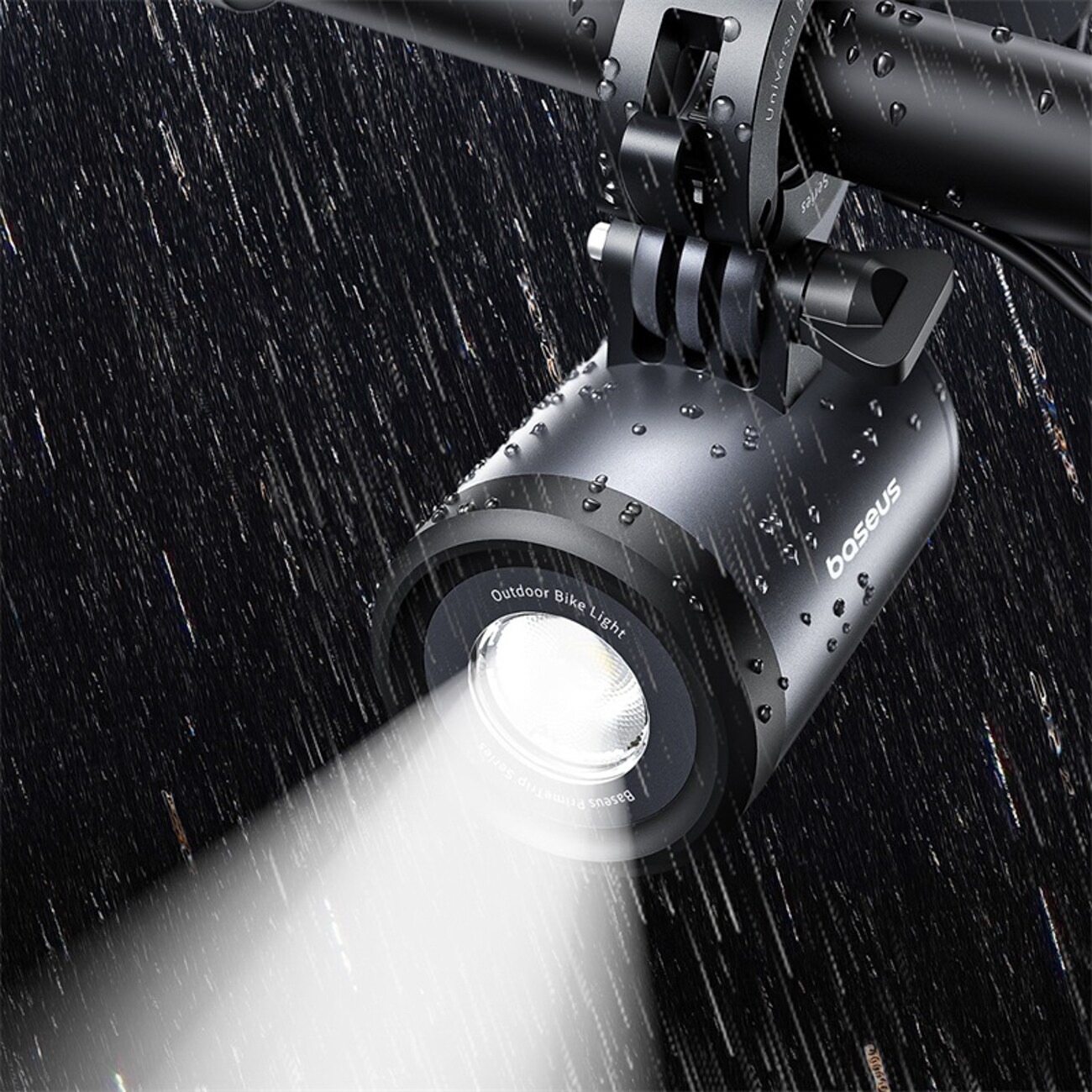 Baseus PrimeTrip Universal 3000 mAh IP68 LED-pidike ja 2-in-1-lamppu – musta ja harmaa