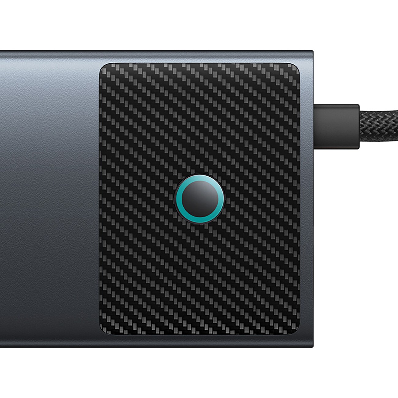 Baseus Metal Gleam II 10-in-1 HDMI/USB-A/USB-C/RJ45/SD/TF-jakaja – harmaa