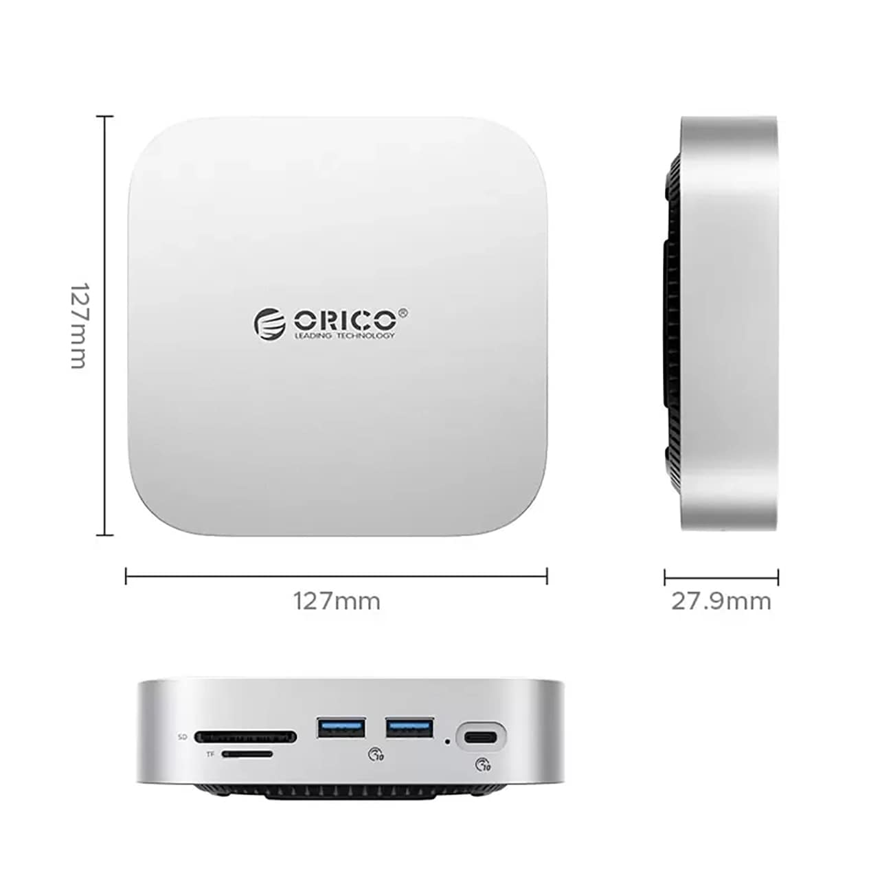 Orico MiniLink 9-in-1 -telakointiasema – hopea
