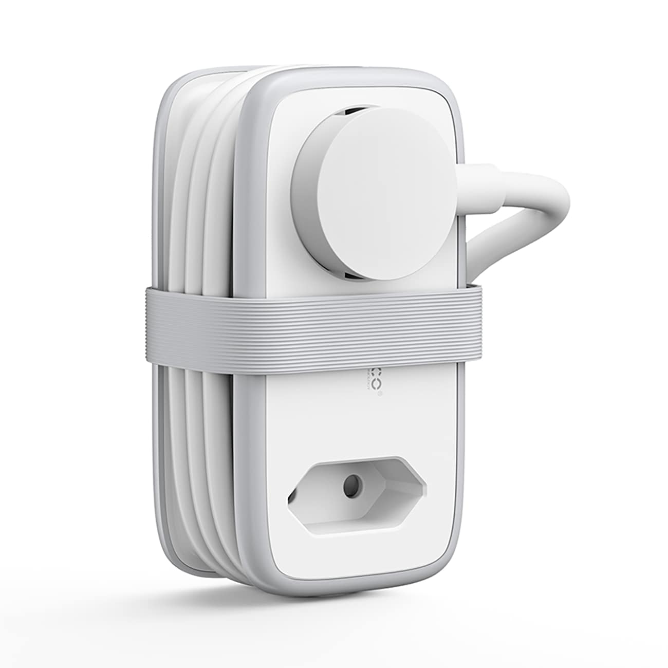 Orico AP3 65 W GaN 6-in-1-pistorasia, 2 x verkkovirta + 2 x USB-A + 2 x USB-C – valkoinen