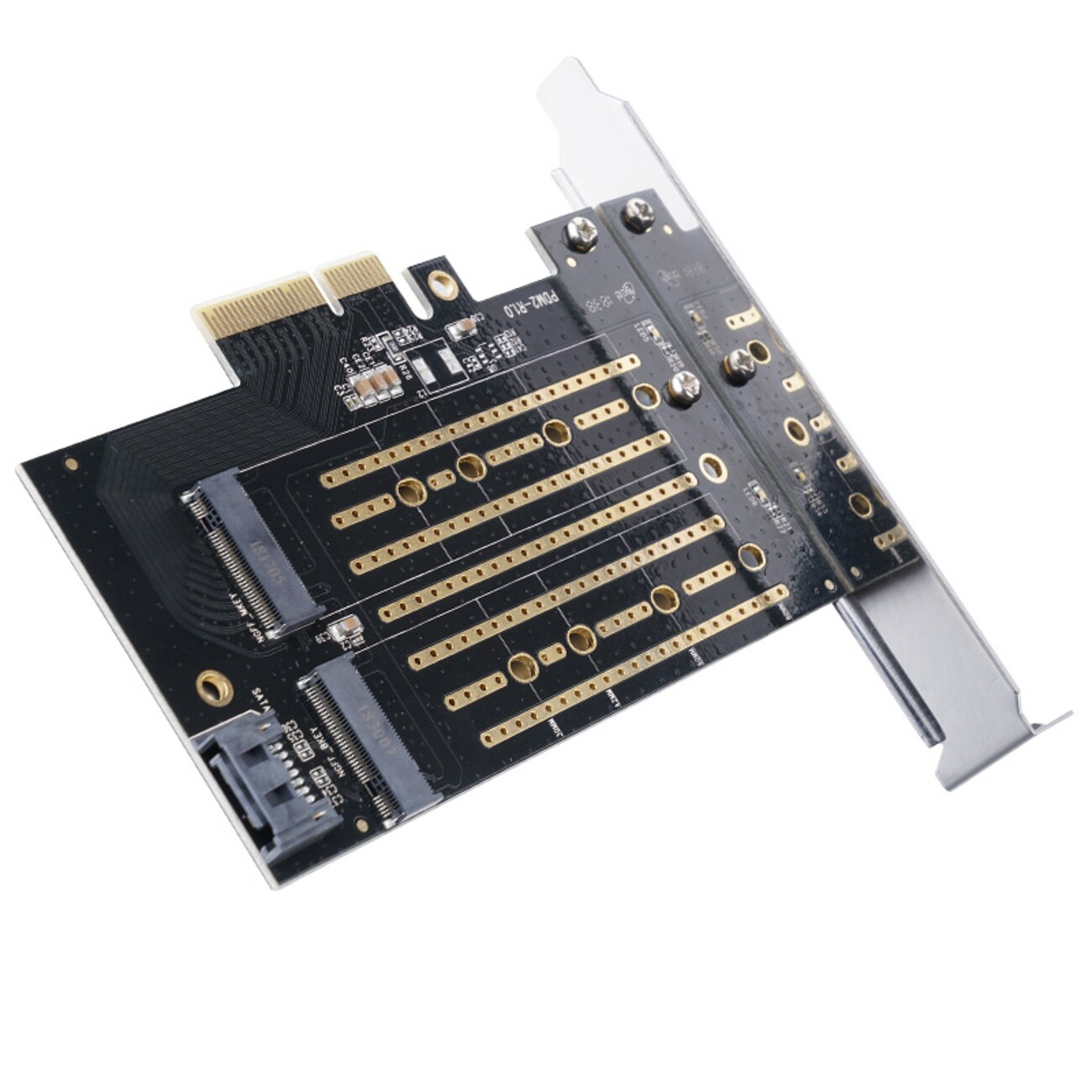 Orico PDM2 PCI-E 3.0 x4 -laajennuskortti M.2 NVMe- ja SATA-asemille – musta