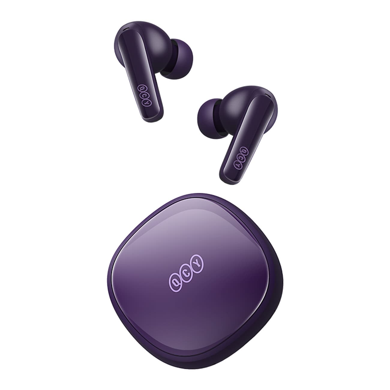 QCY T13X -korvakuulokkeet, ENC, IPX5, Bluetooth 5.3 – violetti
