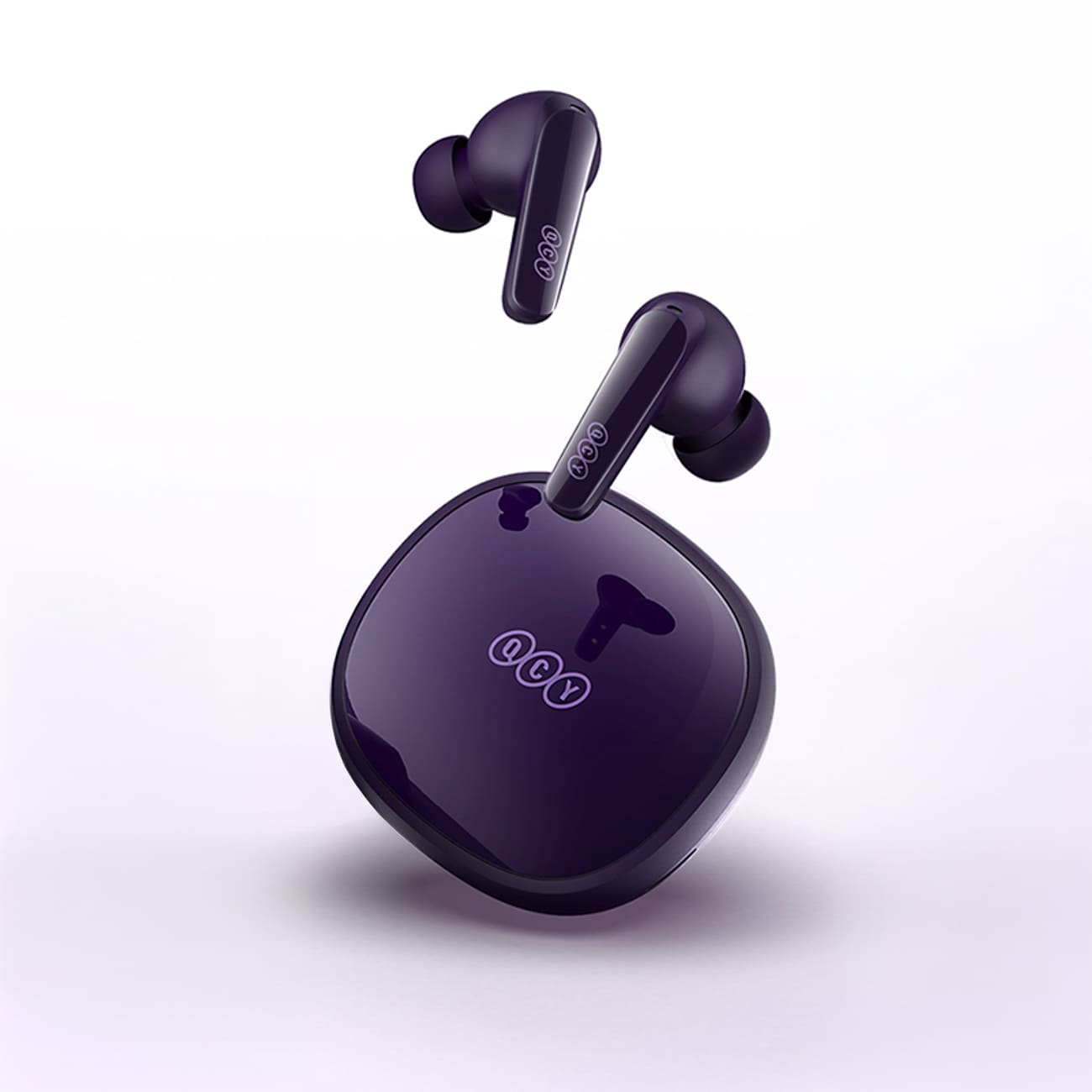 QCY T13X -korvakuulokkeet, ENC, IPX5, Bluetooth 5.3 – violetti