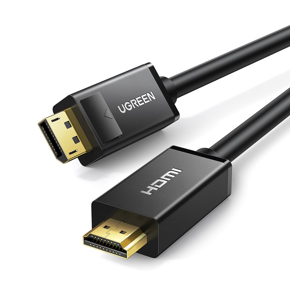 DisplayPort–HDMI-kaapeli Ugreen DP101 4K 3 m – musta