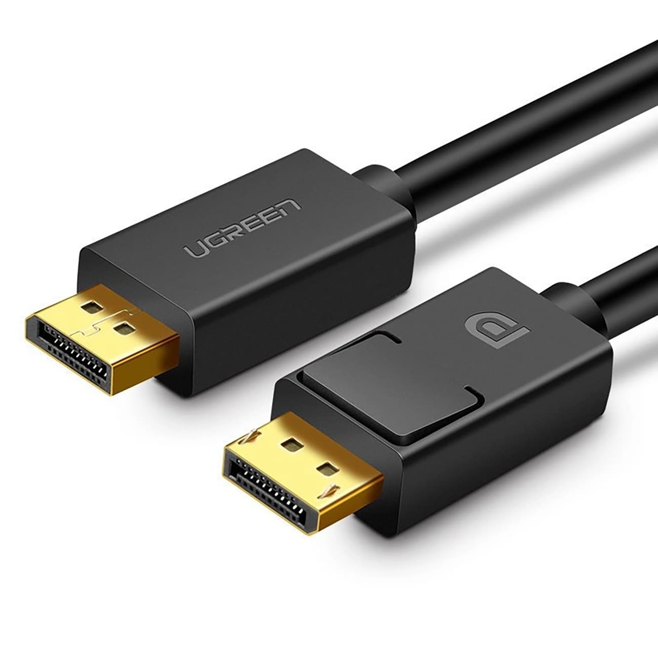 Ugreen DP102 10213 DisplayPort 1.2 4K / DisplayPort 1.2 4K -kaapeli, 5 m – musta