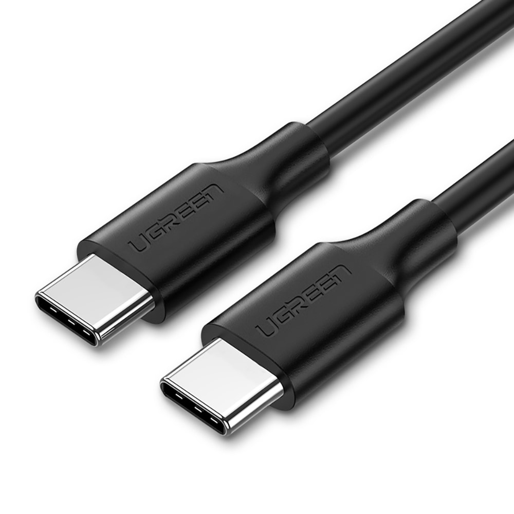 Ugreen US286 USB-C – USB-C PD QC 3 A 480 Mb/s 2 m:n kaapeli – musta