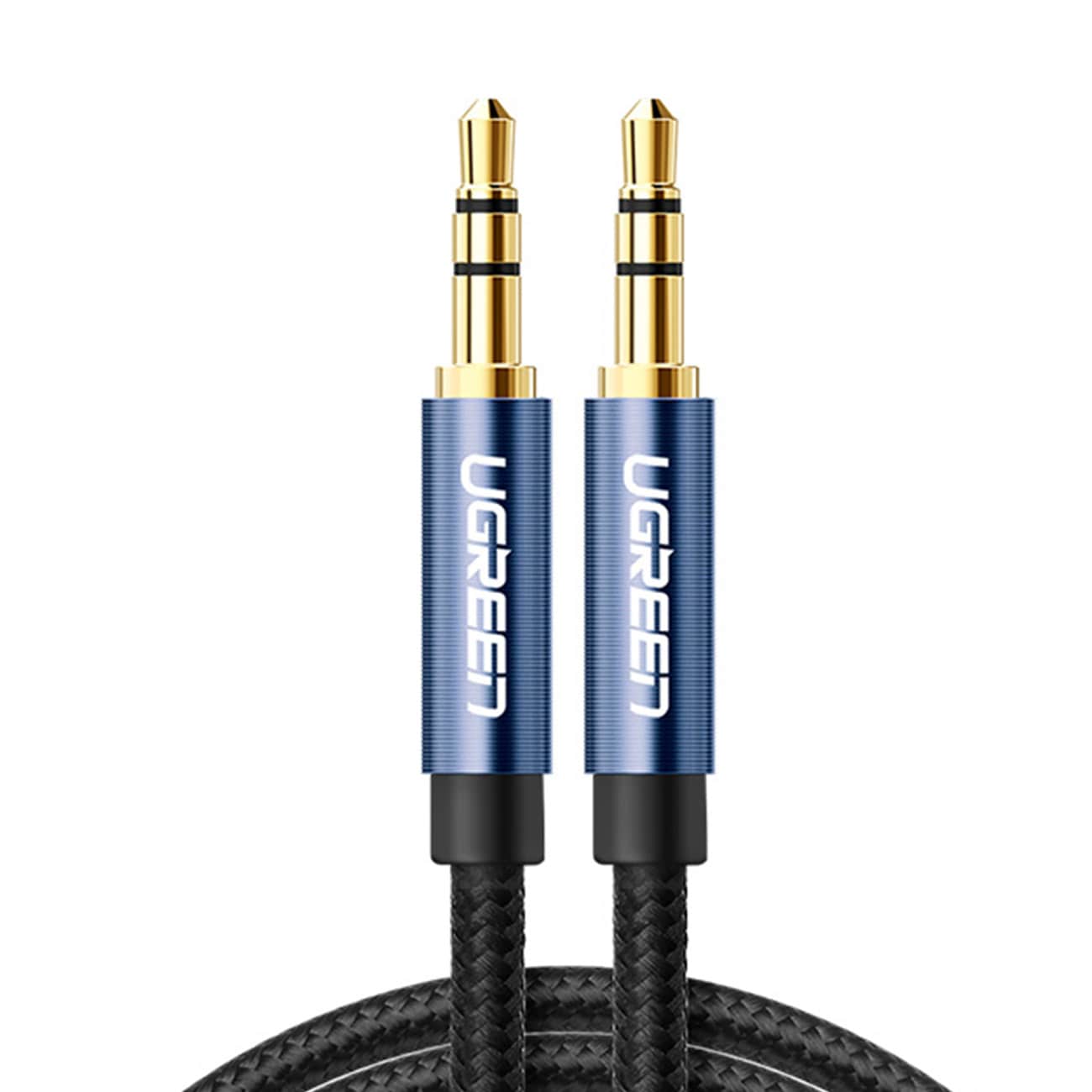 Ugreen AUX-äänikaapeli, suora, 3,5 mm:n minijack, 1 m, sininen (AV112)
