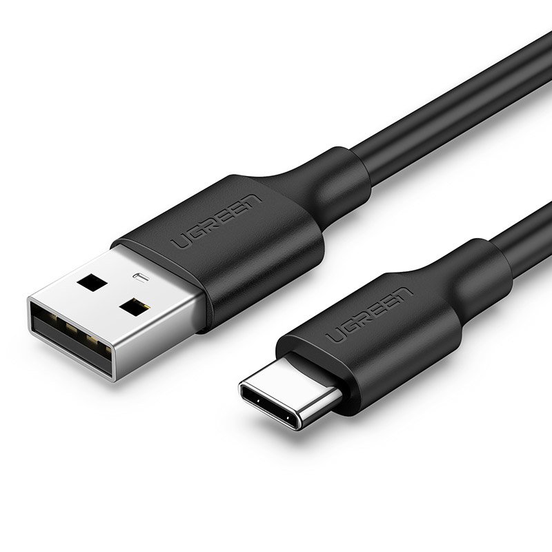 Ugreen US287 60118 USB-A / USB-C 3A -kaapeli, 2 m – musta