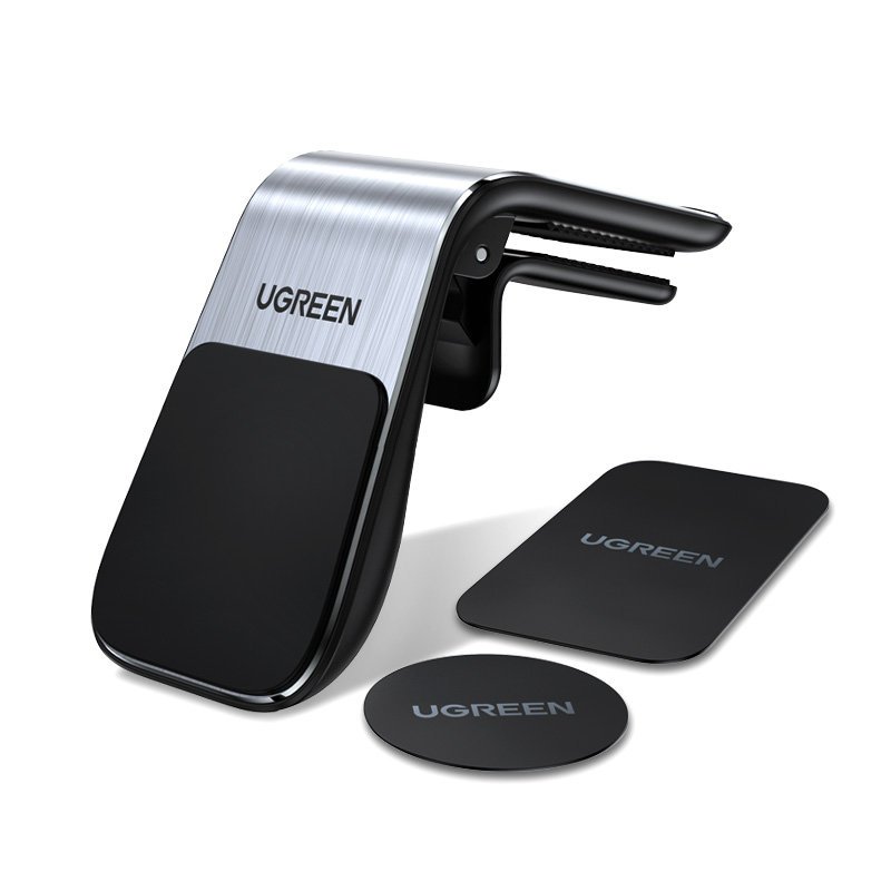 Ugreenin magneettinen autoteline tuuletusritilään, hopea (LP290)