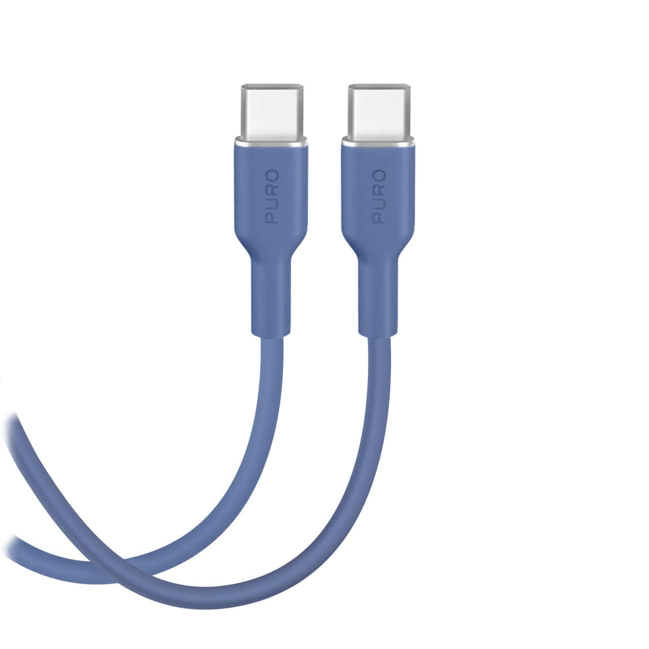 Puro ICON USB-C – USB-C-kaapeli 1,5 m – sininen