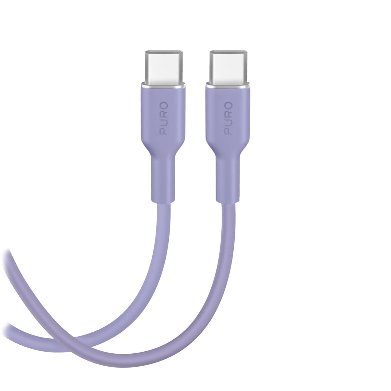 Puro ICON USB-C – USB-C-kaapeli 1,5 m – violetti