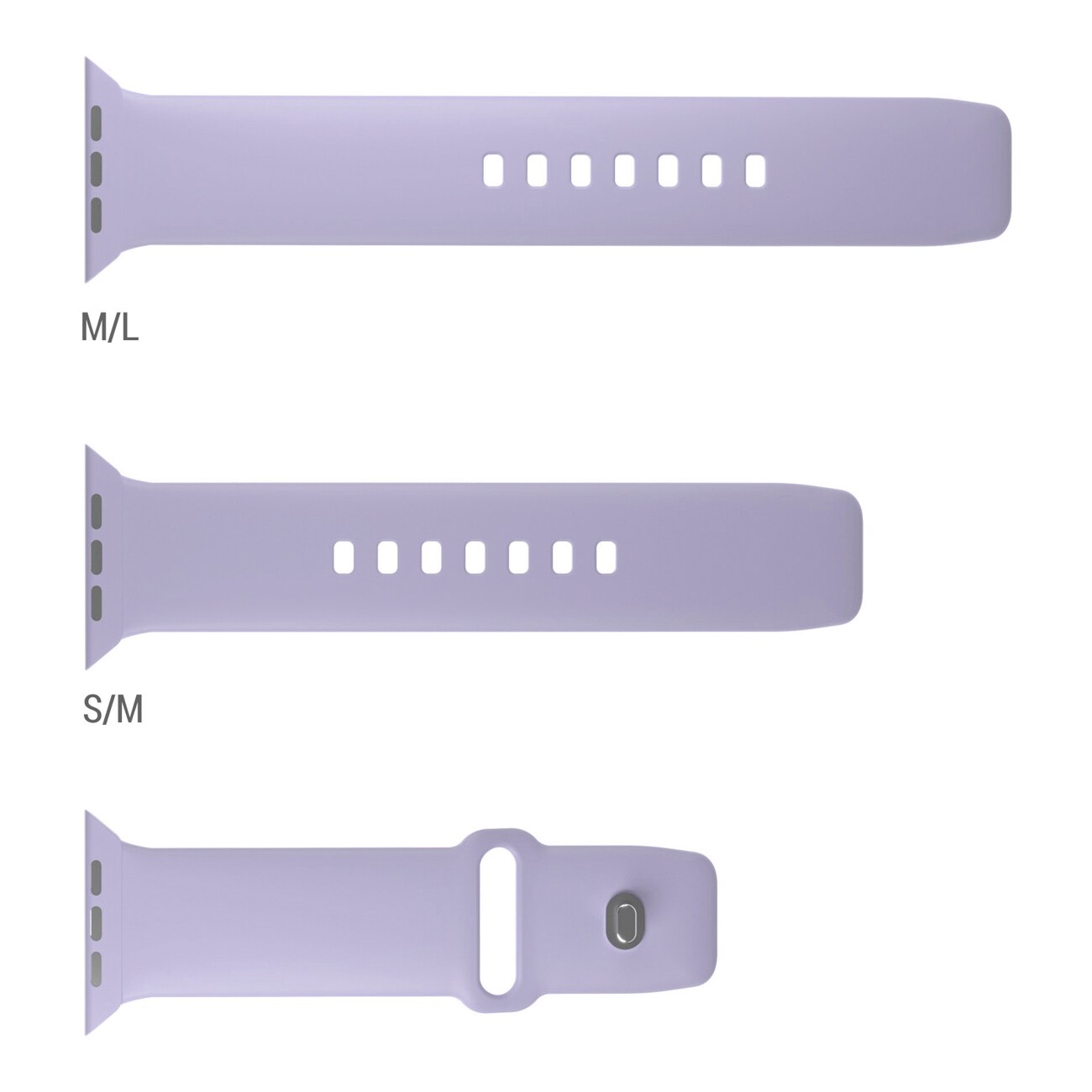 Puro Icon -ranneke Apple Watch 38/40/41/42 mm:lle – violetti