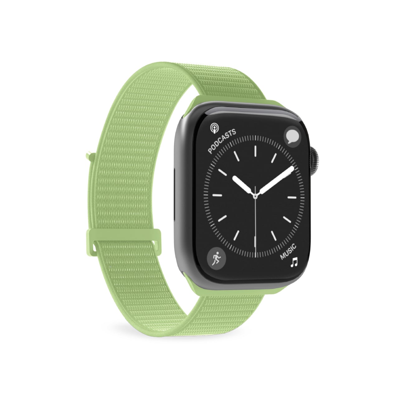 Puro Sport -ranneke Apple Watch 38/40/41/42 mm:lle – vihreä