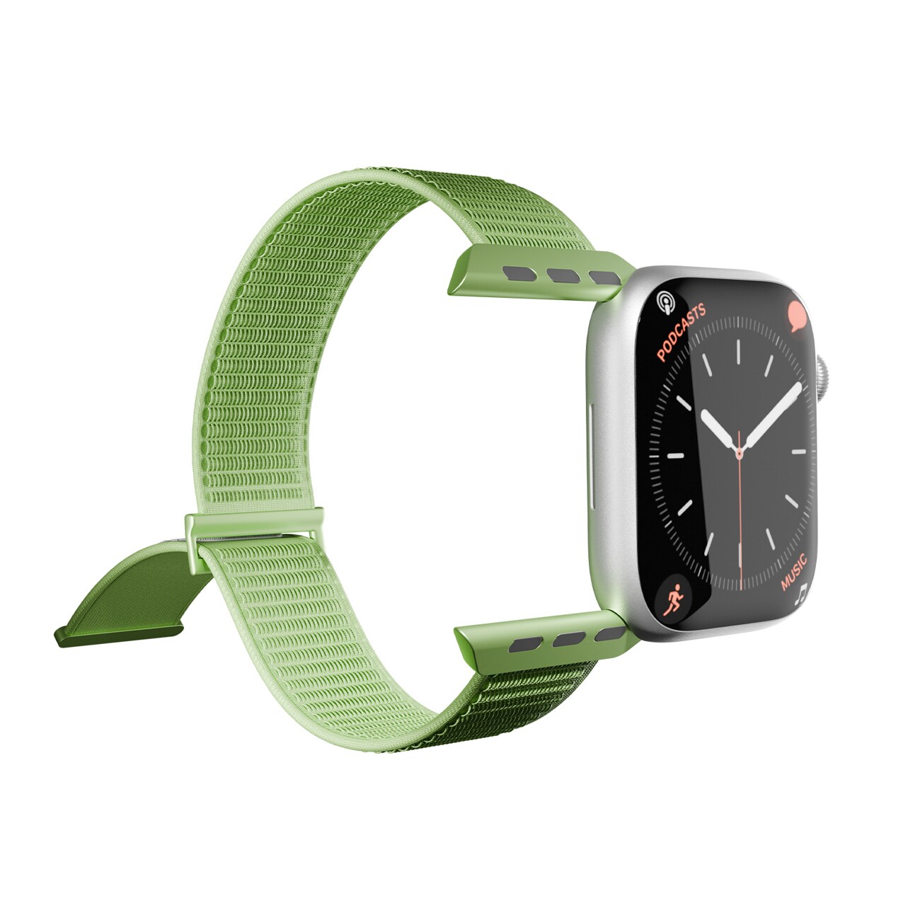 Puro Sport -ranneke Apple Watch 44/45/46/49 mm - vihreä