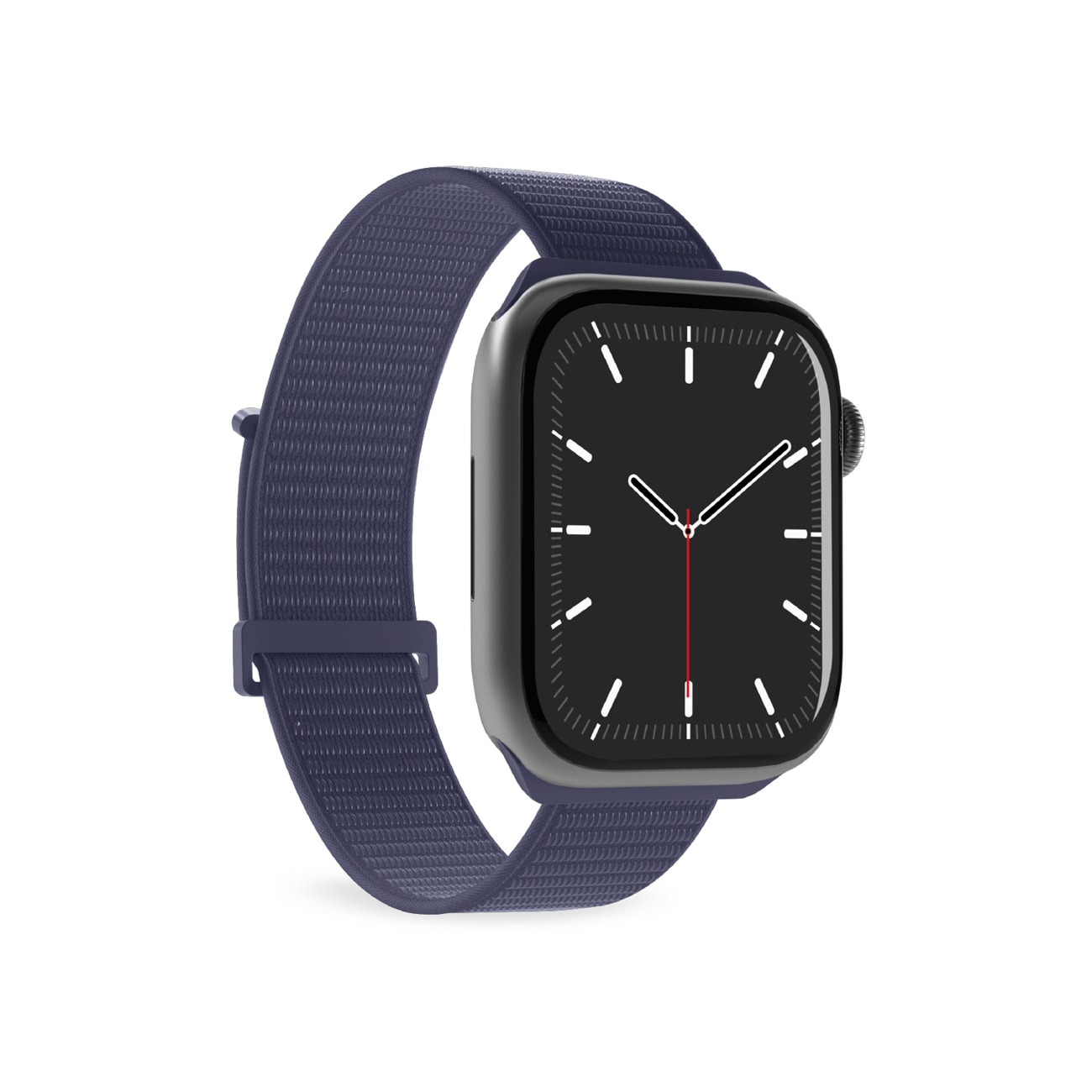 Puro Sport -ranneke Apple Watch 44/45/46/49 mm:lle – tummansininen
