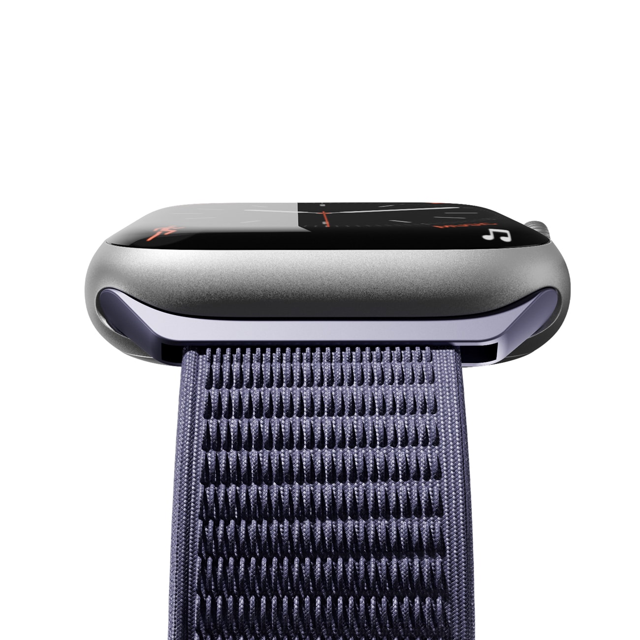 Puro Sport -ranneke Apple Watch 44/45/46/49 mm:lle – tummansininen
