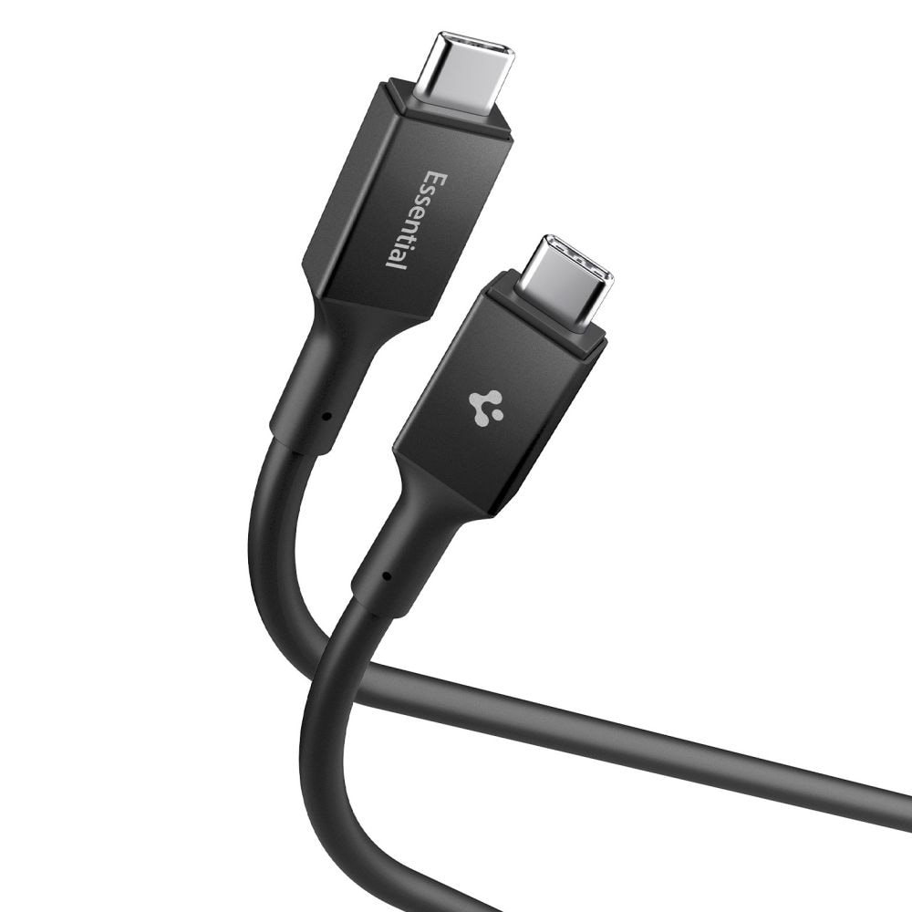 Spigen EB10020CC USB-C-kaapeli 100 W, 200 cm – musta