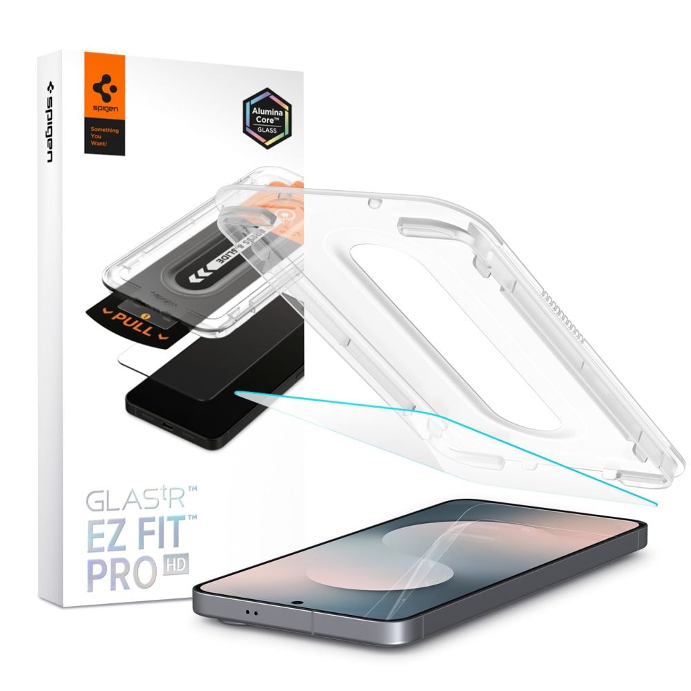 Spigen Glas.Tr ”EZ FIT PRO” HD-karkaistu lasi Samsung Galaxy S25 FE:lle