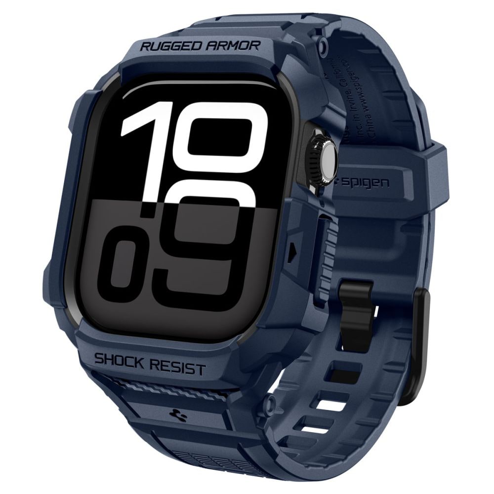 Spigen Rugged Armor Pro -ranneke Apple Watch 42 mm:lle – tummansininen