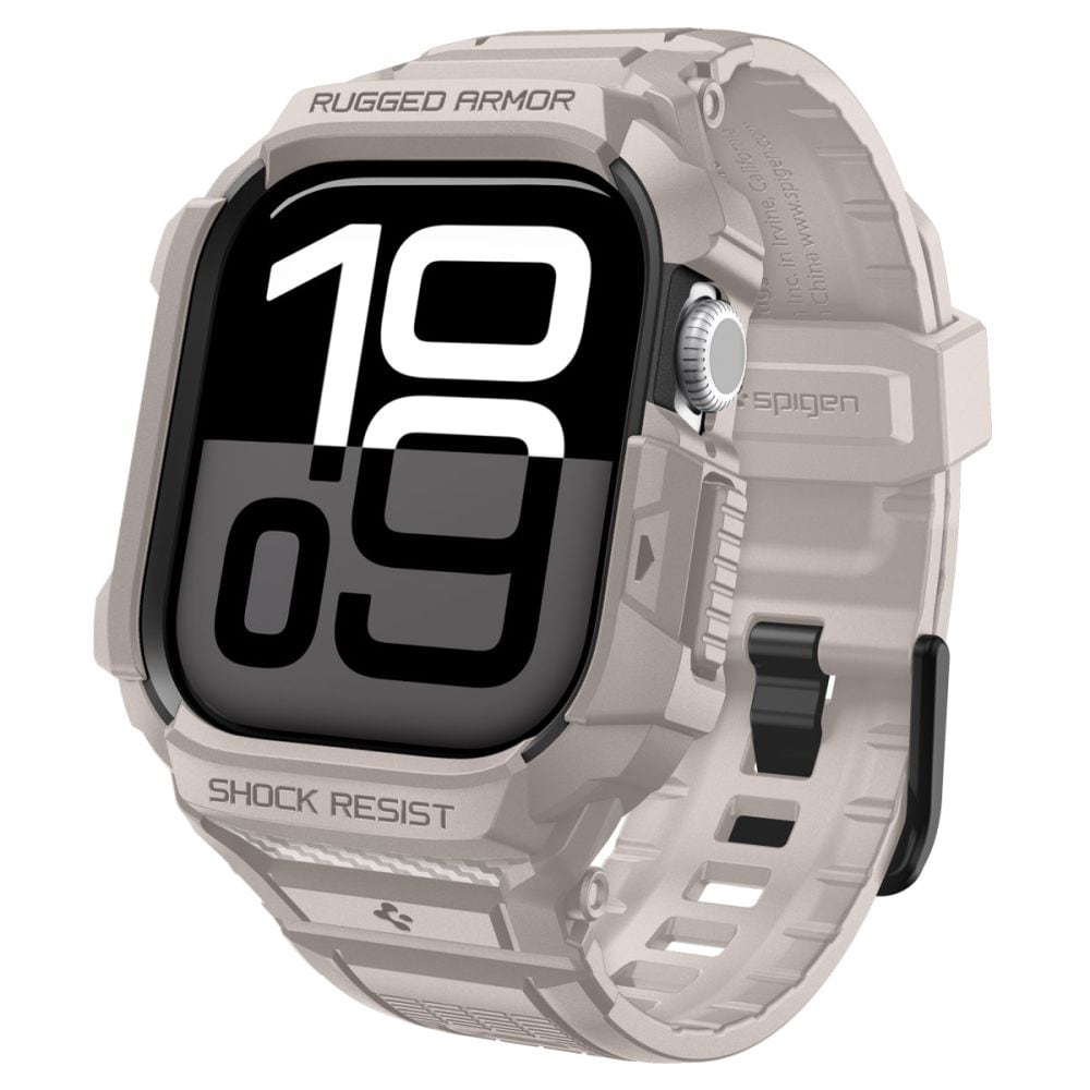 Spigen Rugged Armor Pro -ranneke Apple Watch 42 mm:lle – beige