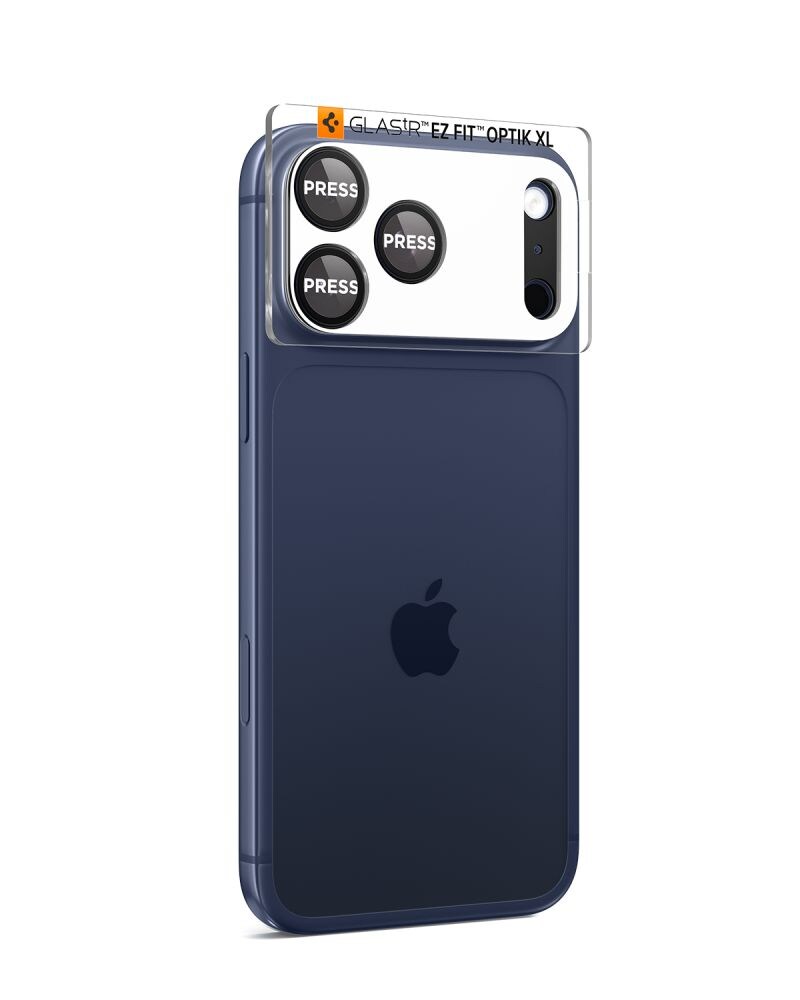 Spigen Optik Pro XL -kameran suojalasi iPhone 17 Pro:lle – musta